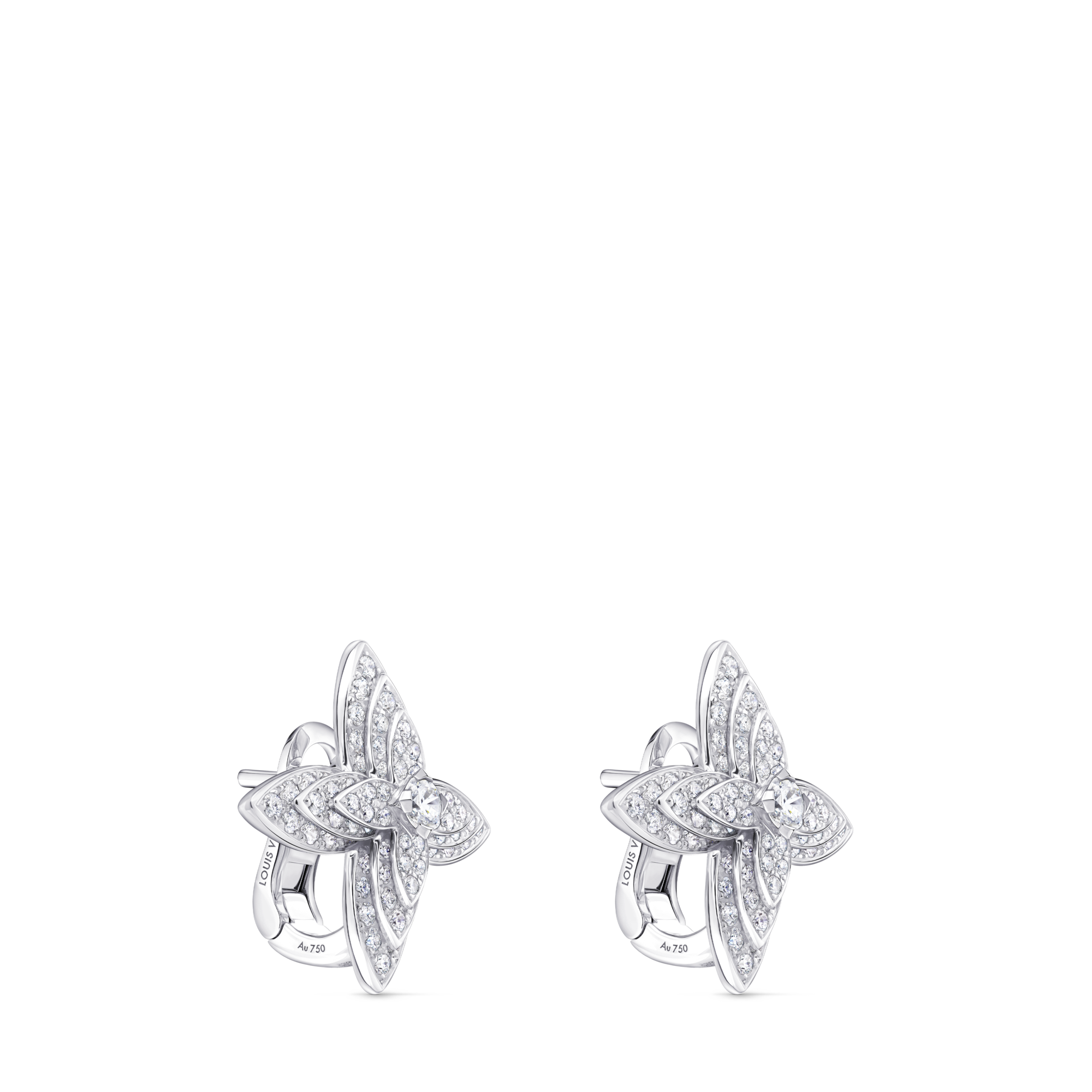 ピアス イディール ブロッサム (ホワイトゴールド×ダイヤモンド